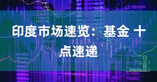 印度市场速览：基金 十点速递