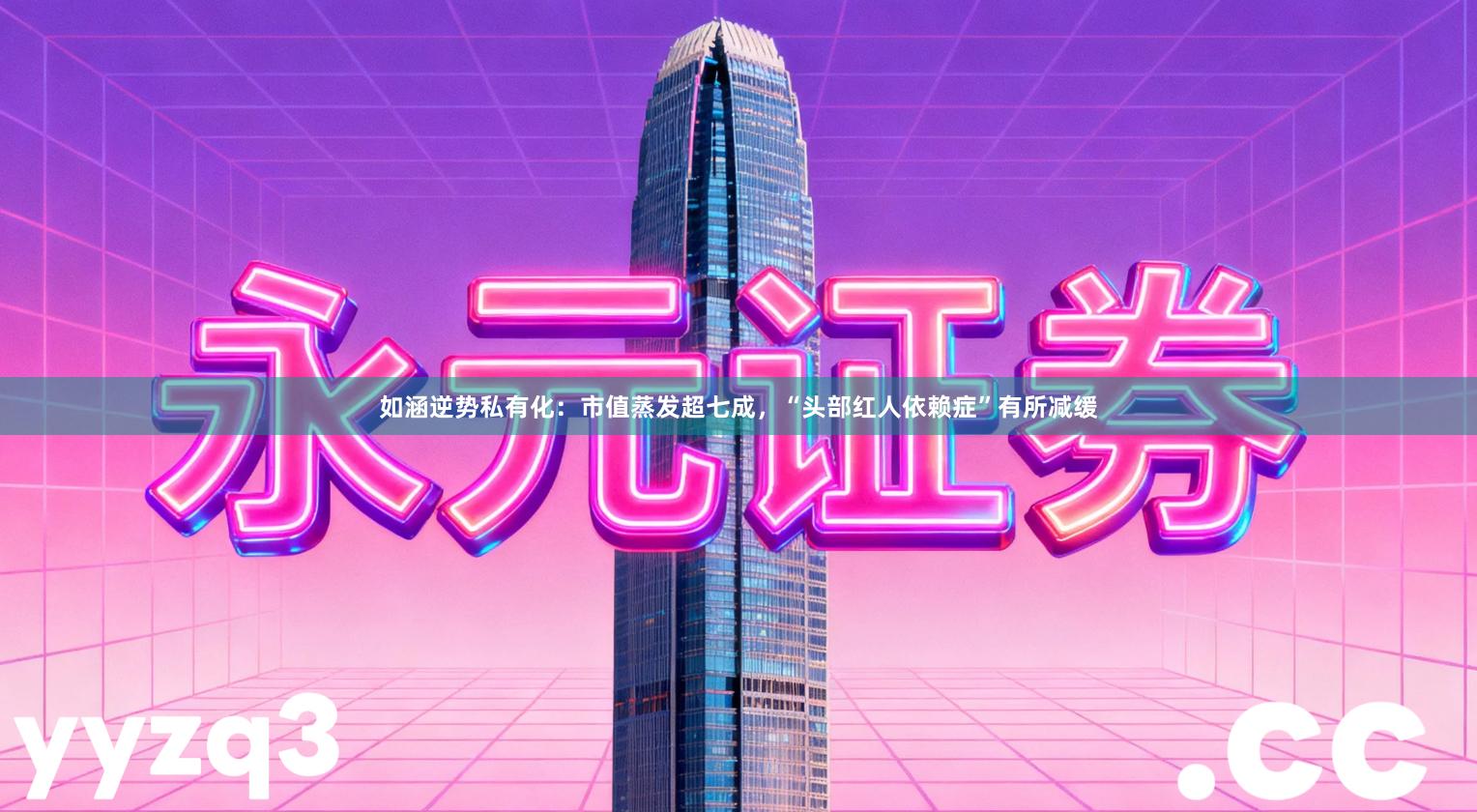 如涵逆势私有化：市值蒸发超七成，“头部红人依赖症”有所减缓